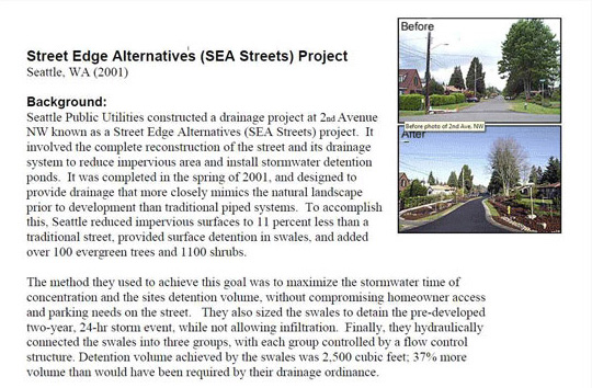 시애틀 SEA Street 프로젝트 사례