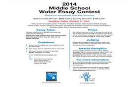 Middle School Water Essay Contest